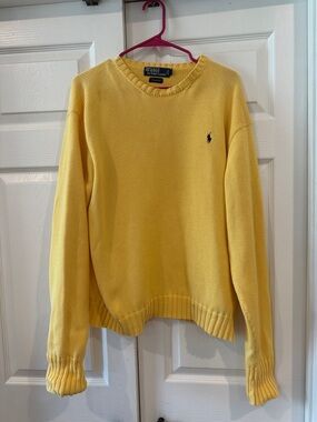 Ralph Lauren Sunbeam Yellow Crewneck Sweater